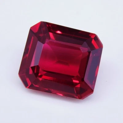 Stunning 13.05 Cts Natural Mogok Red Ruby Radiant Cut Certified Loose Gemstone - Image 1 of 4