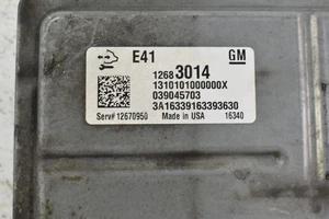 2017 Chevrolet Silverado 2500 ECM Electronic Control Module Used 78K Miles - Picture 1 of 14