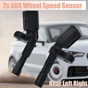 2x ABS Wheel Speed Sensor Rear Left Right For Audi VW Beetle Jetta Passat Tiguan - Picture 1 of 9