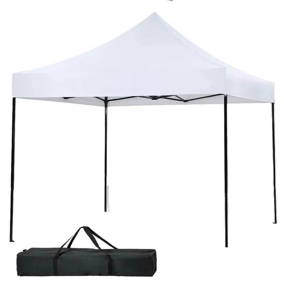 Bakaji 3x3m Gazebo Pieghevole - Bianco