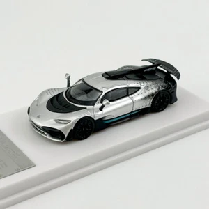 LMLF Escala 1/64 Mercedes-Benz AMG Uno Plata Diecast Coche Modelo Juguete Regalo - Imagen 1 de 6
