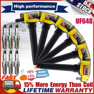 6PCS Ignition Coils and 6PCS Spark Plugs for Chrysler Jeep Dodge Ram 3.6L UF648 - Picture 1 of 12