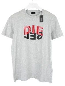 DIESEL T-Diegos-N22 T-shirt Men's LARGE Crew Neck Print Logo Short Sleeve - Picture 1 of 11