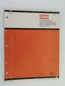 J. I. Case Compact Tractors Model 108 110 118 Parts Catalog no. C1274 1980 - Bild 1 von 8