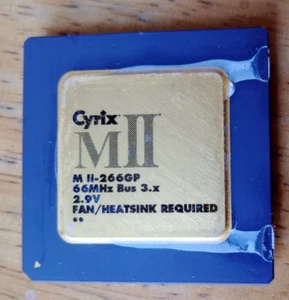 Socket 7 Processor - Cyrix MII M II-266GP - 66MHz bus UNTESTED - Picture 1 of 2