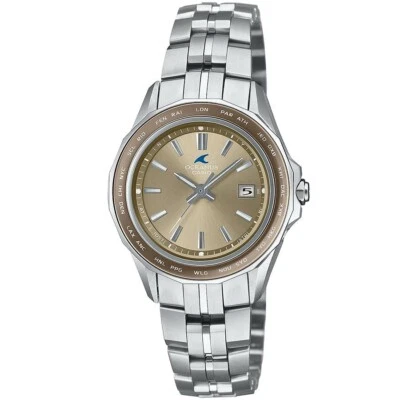 CASIO OCEANUS OCW-S40-5AJF Manta Solar Radio Titanium Pale Beige Women's Watch - Image 1 of 2