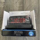 Mainstays Alarm Clock with Keyboard Style Controls New Alarm Snooze Button