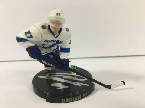 Imports Dragon JONATHAN DROUIN Tampa Bay Lightning AUTO Signed Mini 2.5" Figure Cover