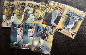 1997 Rare Topps Baseball Mix VG Lot (9) Cards.  Masters, Power. Rares!Uncommon.