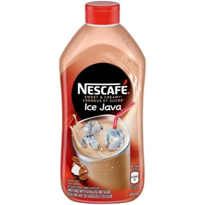 Nescafe Ice Java Coffee Syrup 470ml bottle (16 oz) | Imported from Canada - Image 1 of 3