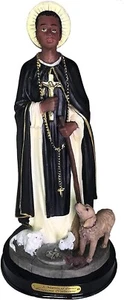 Estatuilla Estatua Resina San Martín De Porres 12", San Martín de Porres - Imagen 1 de 1