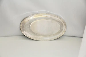Vintage Rogers & Bros Oval Silver-Plated Platter. Beautiful Ornate Decorative  - Picture 1 of 7