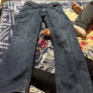 Lee Premium Select Jeans Boy Size 16 Regular Slim Straight Denim Blue - Picture 1 of 7