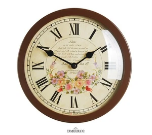 Moderne Kunst Design Runde Wanduhr Einzigartig Retro Wohnkultur Innenraum - RFlower5BR - Bild 1 von 3