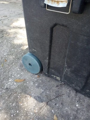 rueda de repuesto para Stanley 50 galones rodante cofre de herramientas Foto 1 de 4