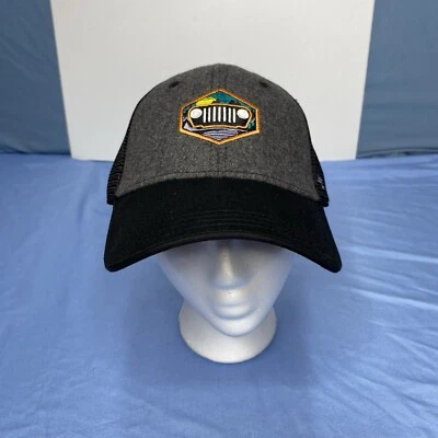 Sombrero JEEP Malla Ajustable Trasero Gris Negro A Jeep Thing Foto 1 de 4