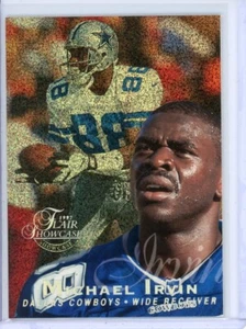 Vetrina Flair 1997 calcio MICHAEL IRVIN fila 0 posti 88 COWBOYS - Foto 1 di 2