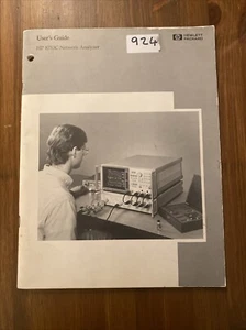HP 8753C - Analyseur réseau - Hewlett Packard - MANUEL D'UTILISATION - KP467 - Photo 1/2