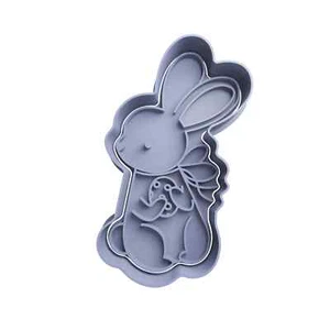 Easter Bunny with Egg Cookie Cutter - Picture 1 of 1