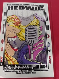 Hedwig and the angry inch John Cameron Mitchell Cast Signed Autograph Huge board - Picture 1 of 1