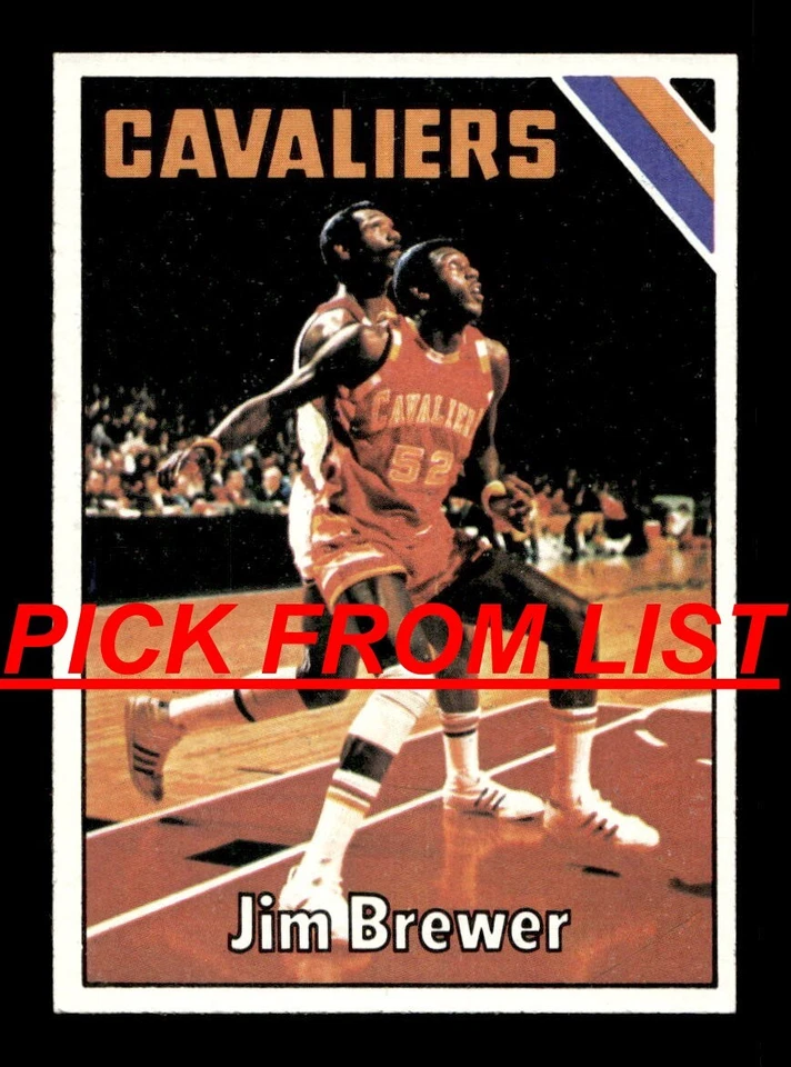 1975 76 Topps Basketball 7-320 EX/EX-MT Pick From List All PICTURED yy8 cc7 - Image 1 of 1