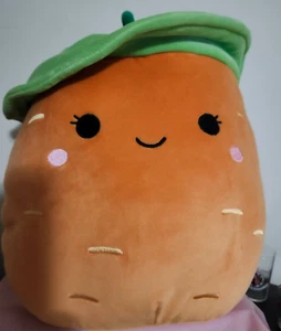 Official Squishmallow 14” 2024 Caroleena The Carrot New w/Tag- 32" ROUND - Picture 1 of 6