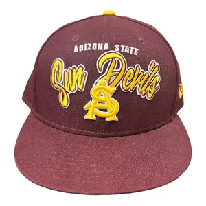 Arizona State Sun Devils New Era Retro Script 9FIFTY Snapback - Granate - Imagen 1 de 5