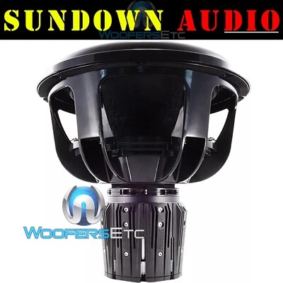 SUNDOWN AUDIO NS-15v6-D1 15" SUB 3000W RMS DOBLE 1-OHM SUBWOOFER ALTAVOZ BAJO NUEVO Foto 1 de 4