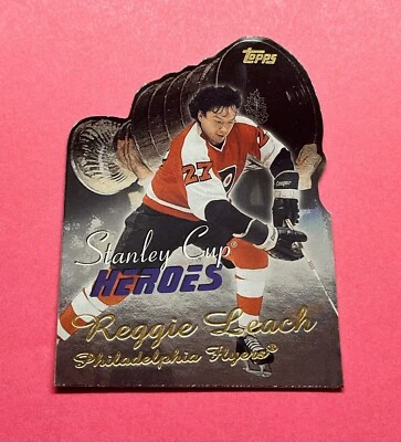 2002-03 Topps Stanley Cup Heroes Die-Cut #SCH-RL Reggie Leach Philadelphia Flyer - Image 1 of 4