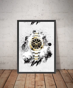 Rolex Wall Art Poster Print Picture Designer Home Bedroom Chanel A4 A3 - Picture 1 of 8