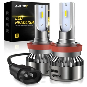 AUXITO H11 LED Headlight Conversion Kit Low Beam Bulb Super Bright 20000LM White - Picture 1 of 18