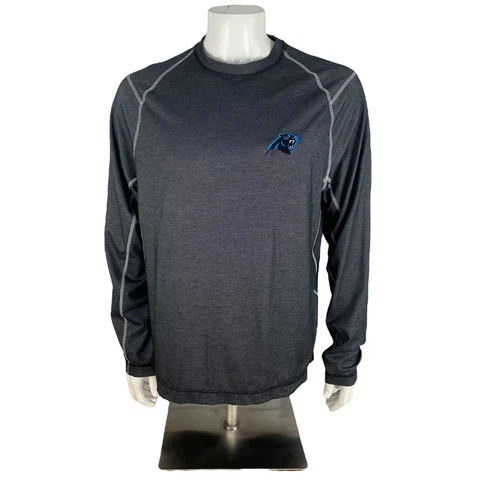 Tommy Bahama Shirt Men's Medium Carolina Panthers Long Sleeve Pullover NFL Cover