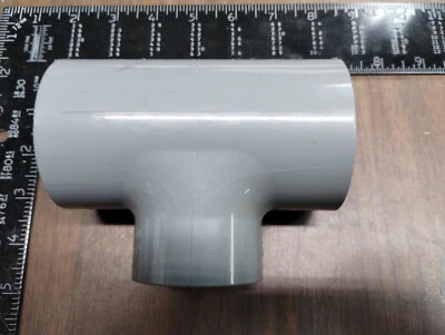 2 X 2 X 1.5" TEE T Socket CPVC Schedule 80 SLIP GLUE NFS-PW NNB SPEARS PVC - Image 1 of 4