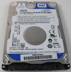 Western Digital 500GB HD-Laufwerk nicht erkannt * KOSTENLOSER VERSAND! - Bild 1 von 1