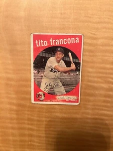1959 TOPPS BASEBALL #268 TITO FRANCONA!! $1 SHIPPING!! - Picture 1 of 2