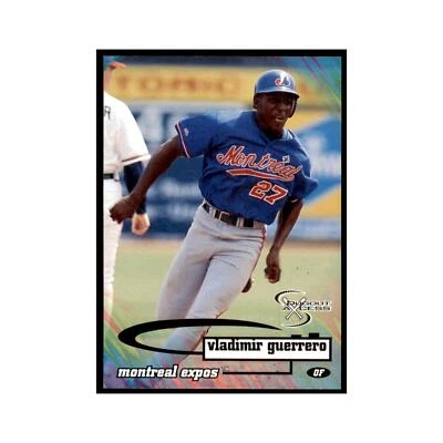 Tarjetas de béisbol SkyBox Dugout Axcess Vladimir Guerrero 1998 #29 Foto 1 de 3