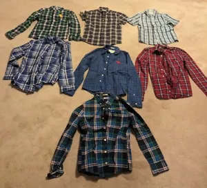 Abercrombie Kids Large Shirts X6 & Ralph Lauren Shirt - Age 14-16 Good Condition - Picture 1 of 15
