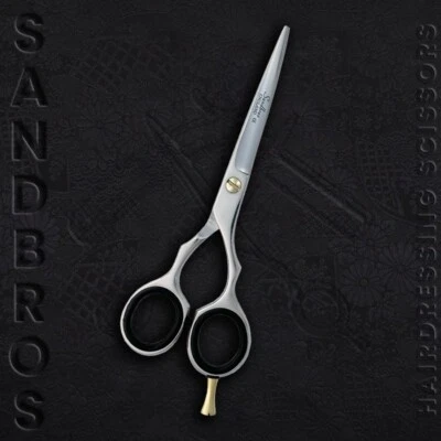 SANDBROS ENGLAND JAG 5.5" Pro Hair Cutting Thinning Scissors Set Shears Barber Salon Hairdressing