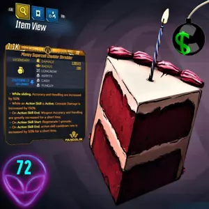 (XBOX/PC) Borderlands 3 ❗MODDED❗ Money Supercell Cheddar Shredder 🤑⚡💣 Level 72 - Picture 1 of 1