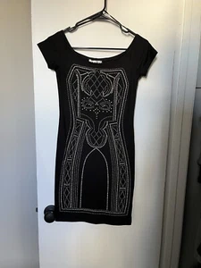 Women’s Small Black Body Con Dress - Picture 1 of 4