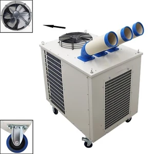 220V Industrial Air Conditioner Mobile Cooling Aircon Three Column 1550m3/h - Picture 1 of 24