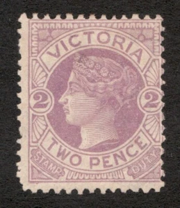 1884-86 Victoria, Australia Sc# 148, Two Pence, QV, Violet. MH Cv$55 - Picture 1 of 1
