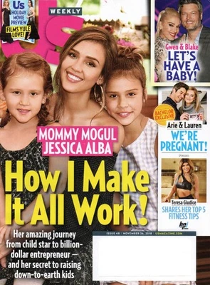 Us Weekly Nov. 26 2018 Jessica Alba Gwen Stefani Blake Shelton Mary Poppins Retu - Image 1 of 4