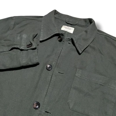 Chaqueta de Camionero Nudie Jeans Denim Barney Verde Oliva Talla XL 100% Algodón Orgánico Foto 1 de 4