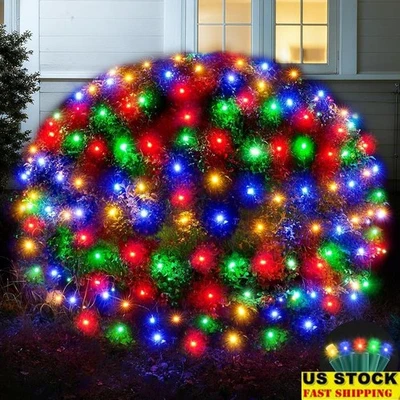 UL Certified Connectable LED Net Lights Waterproof Christmas Decorations 200LEDs - Image 1 of 4