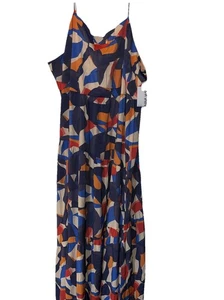 Nine West Maxi Sundress Sz 18 Adjustable Spaghetti Straps Multicolour Boho New - Picture 1 of 11