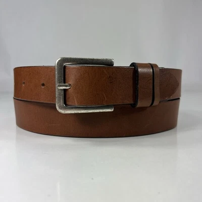 Cinto de couro genuíno marrom H&M - Feminino tamanho 36 - Imagem 1 de 4