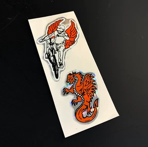 RARE! BMX bicycle bike mountain bike VINTAGE STICKER decal prism prismatic foil - Picture 1 of 4
