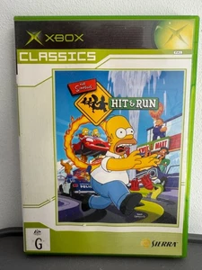 The Simpsons Hit & Run Microsoft Xbox Classics Game with Manual Sierra - Picture 1 of 3