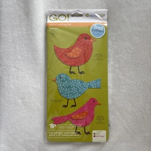 Accuquilt GO! Stoff Stanzschablone Vögel #55324 Neu - Bild 1 von 7